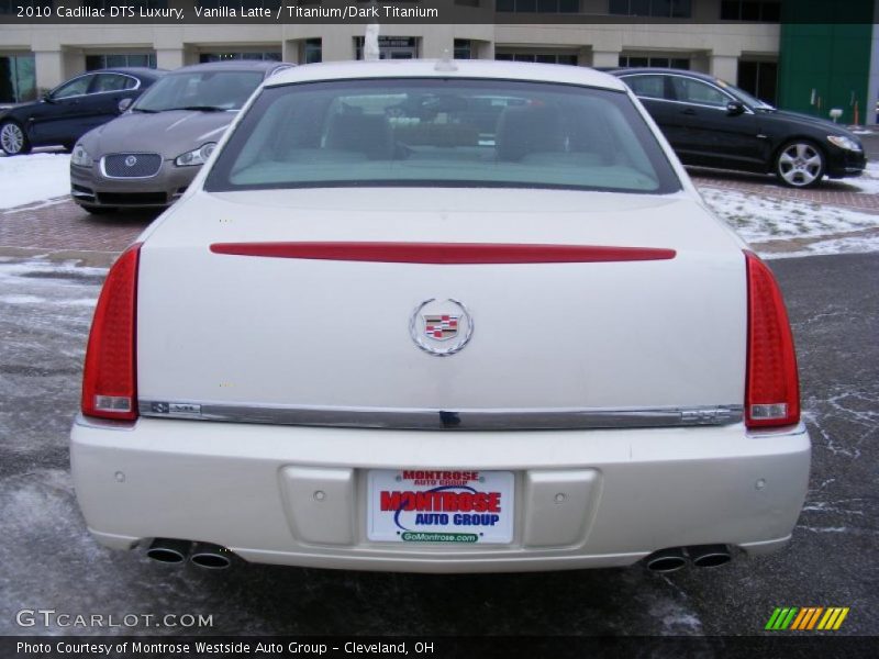 Vanilla Latte / Titanium/Dark Titanium 2010 Cadillac DTS Luxury