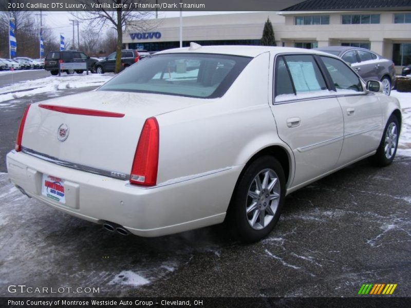Vanilla Latte / Titanium/Dark Titanium 2010 Cadillac DTS Luxury