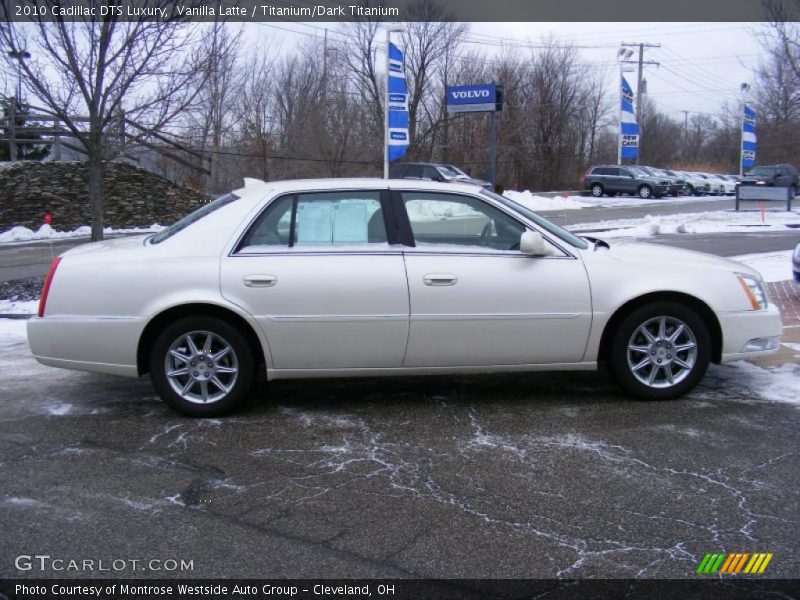 Vanilla Latte / Titanium/Dark Titanium 2010 Cadillac DTS Luxury