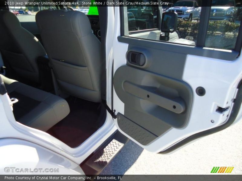 Stone White / Dark Slate Gray/Medium Slate Gray 2010 Jeep Wrangler Unlimited Sahara 4x4