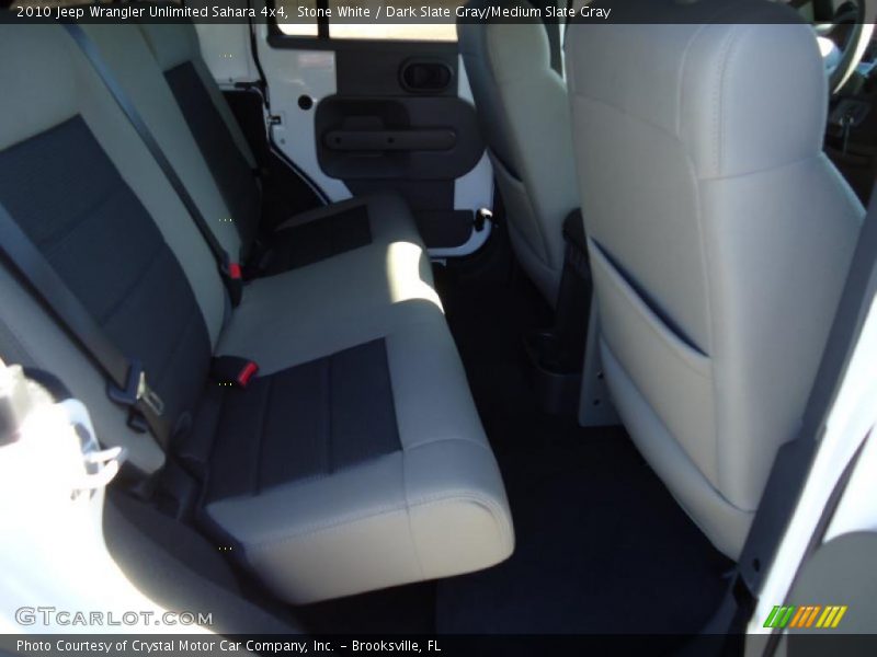 Stone White / Dark Slate Gray/Medium Slate Gray 2010 Jeep Wrangler Unlimited Sahara 4x4