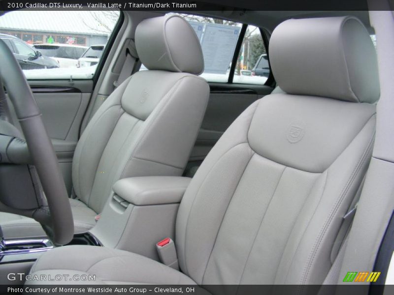 Vanilla Latte / Titanium/Dark Titanium 2010 Cadillac DTS Luxury