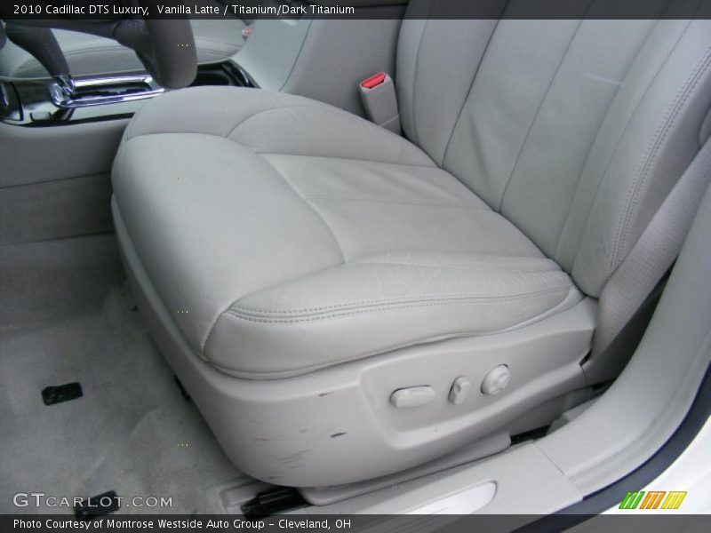 Vanilla Latte / Titanium/Dark Titanium 2010 Cadillac DTS Luxury