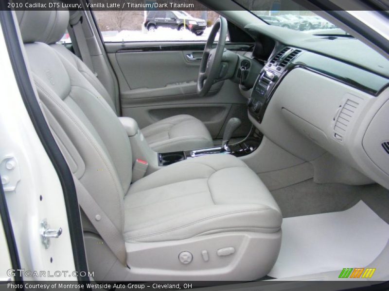 Vanilla Latte / Titanium/Dark Titanium 2010 Cadillac DTS Luxury