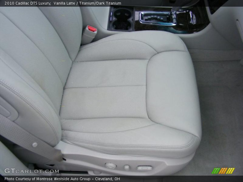 Vanilla Latte / Titanium/Dark Titanium 2010 Cadillac DTS Luxury