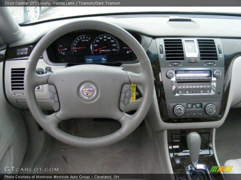 Vanilla Latte / Titanium/Dark Titanium 2010 Cadillac DTS Luxury
