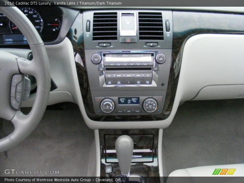 Vanilla Latte / Titanium/Dark Titanium 2010 Cadillac DTS Luxury