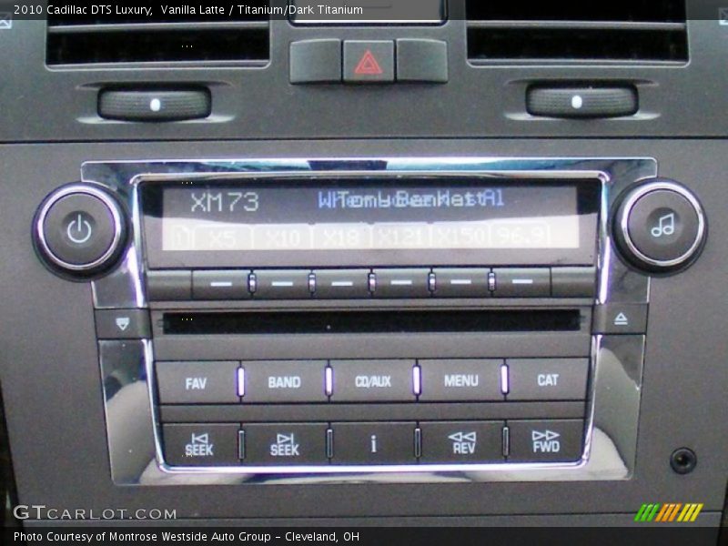 Vanilla Latte / Titanium/Dark Titanium 2010 Cadillac DTS Luxury