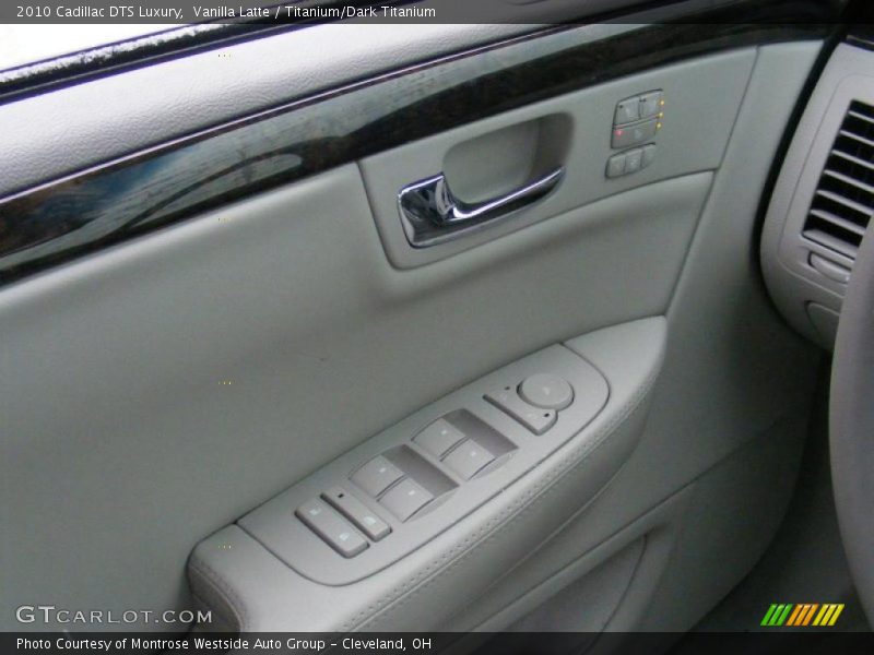Vanilla Latte / Titanium/Dark Titanium 2010 Cadillac DTS Luxury