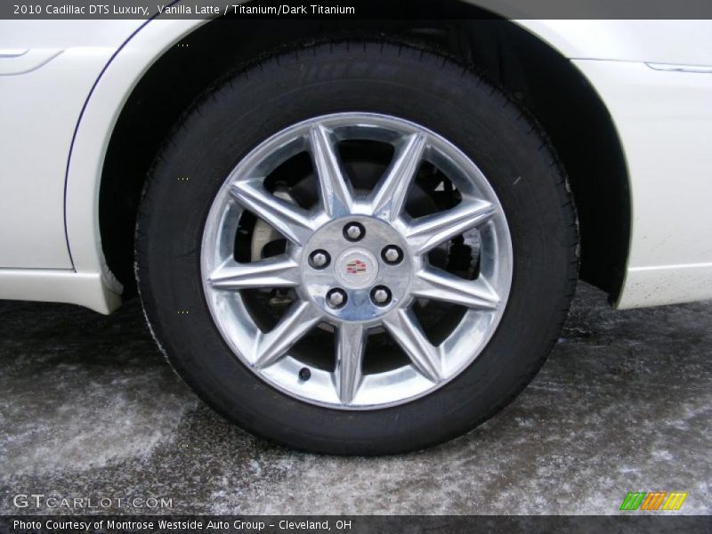 Vanilla Latte / Titanium/Dark Titanium 2010 Cadillac DTS Luxury