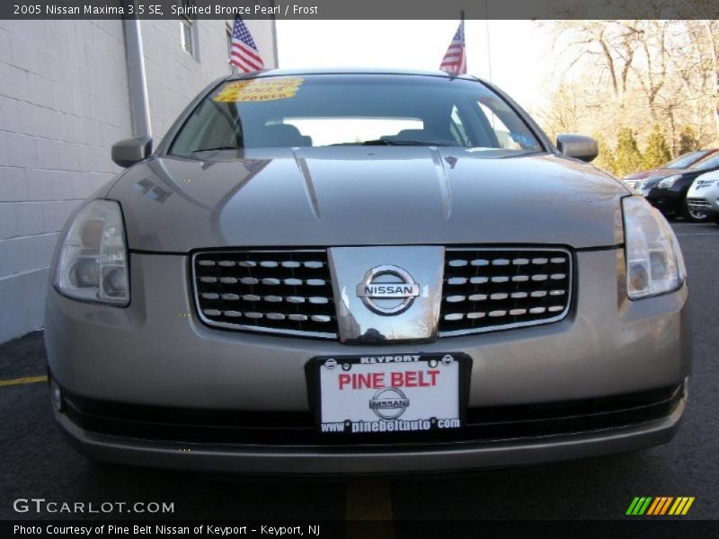 Spirited Bronze Pearl / Frost 2005 Nissan Maxima 3.5 SE