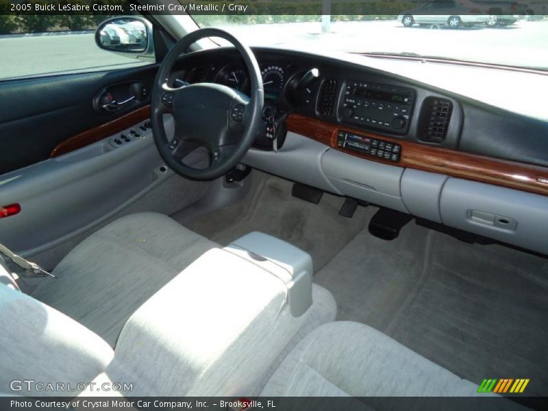 Steelmist Gray Metallic / Gray 2005 Buick LeSabre Custom