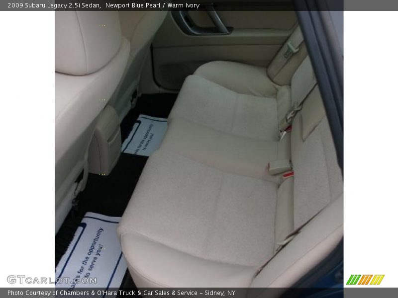 Newport Blue Pearl / Warm Ivory 2009 Subaru Legacy 2.5i Sedan