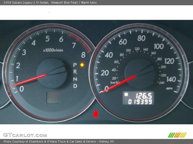 Newport Blue Pearl / Warm Ivory 2009 Subaru Legacy 2.5i Sedan