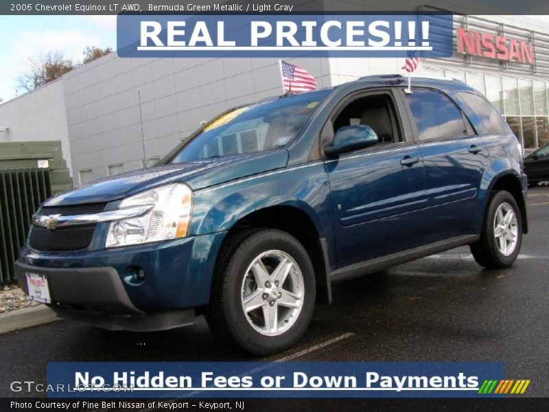Bermuda Green Metallic / Light Gray 2006 Chevrolet Equinox LT AWD