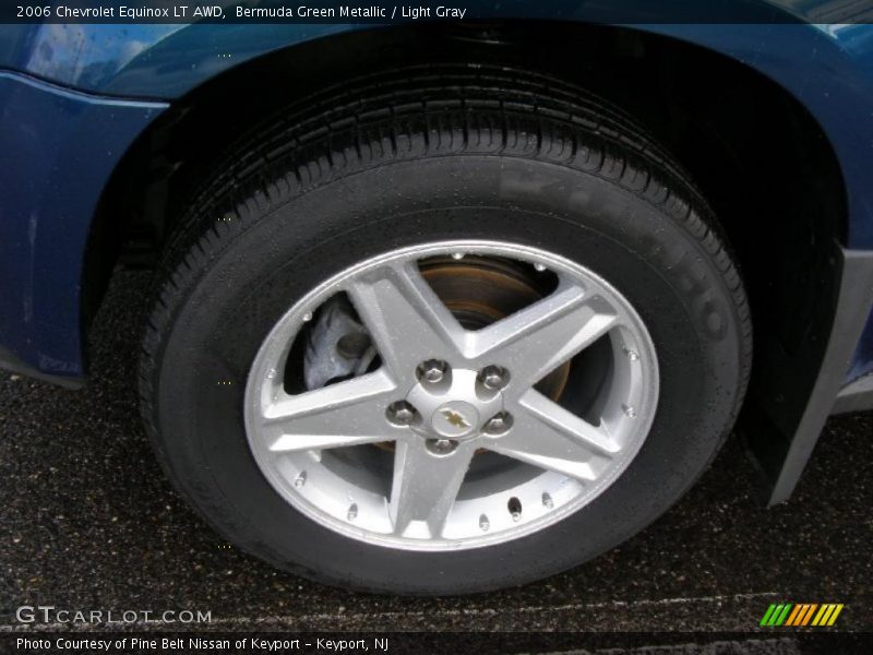 Bermuda Green Metallic / Light Gray 2006 Chevrolet Equinox LT AWD