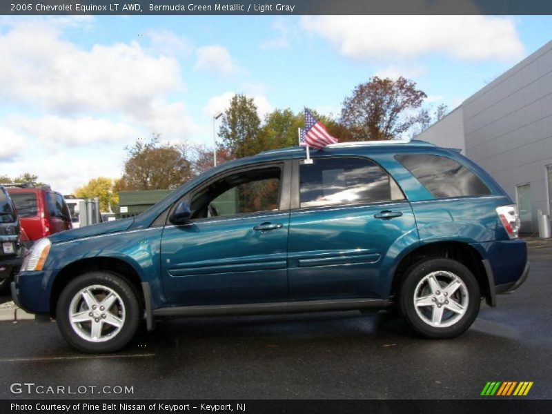 Bermuda Green Metallic / Light Gray 2006 Chevrolet Equinox LT AWD