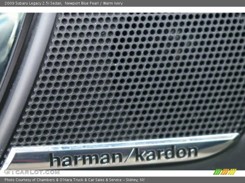 Newport Blue Pearl / Warm Ivory 2009 Subaru Legacy 2.5i Sedan