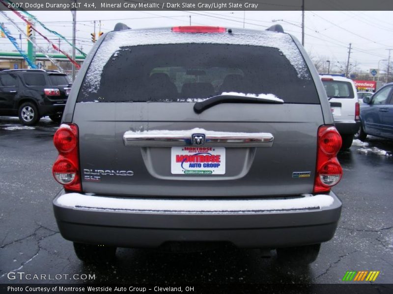 Mineral Gray Metallic / Dark Slate Gray/Light Slate Gray 2007 Dodge Durango SLT 4x4