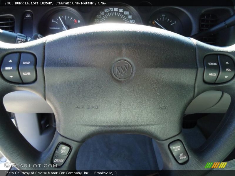Steelmist Gray Metallic / Gray 2005 Buick LeSabre Custom