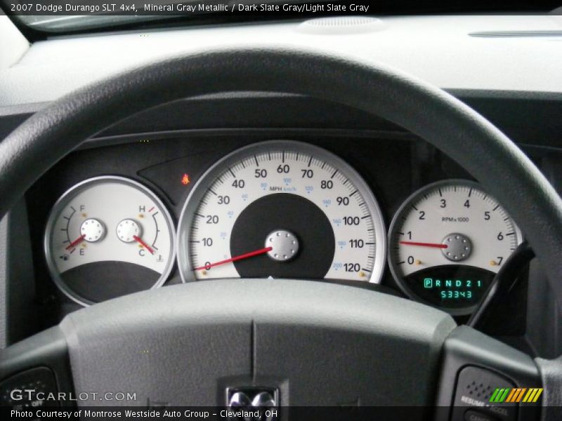 Mineral Gray Metallic / Dark Slate Gray/Light Slate Gray 2007 Dodge Durango SLT 4x4