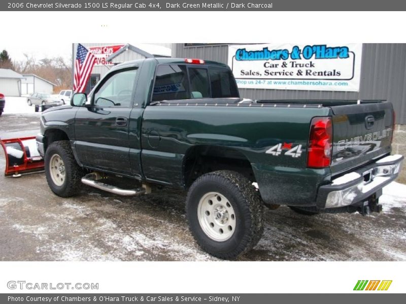 Dark Green Metallic / Dark Charcoal 2006 Chevrolet Silverado 1500 LS Regular Cab 4x4