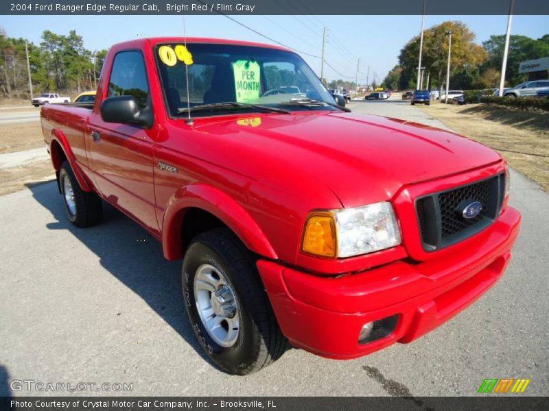 Bright Red / Flint Gray 2004 Ford Ranger Edge Regular Cab