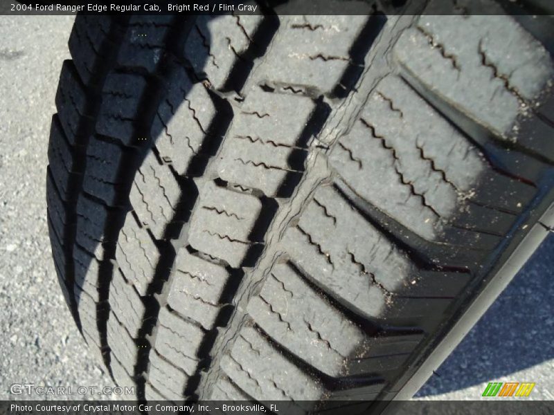 Bright Red / Flint Gray 2004 Ford Ranger Edge Regular Cab