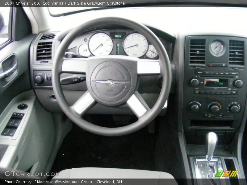 Cool Vanilla / Dark Slate Gray/Light Graystone 2007 Chrysler 300