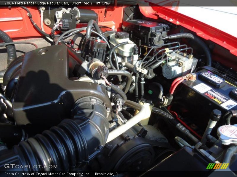 Bright Red / Flint Gray 2004 Ford Ranger Edge Regular Cab