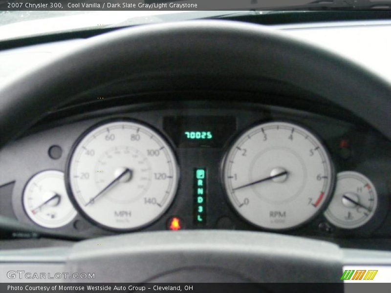 Cool Vanilla / Dark Slate Gray/Light Graystone 2007 Chrysler 300
