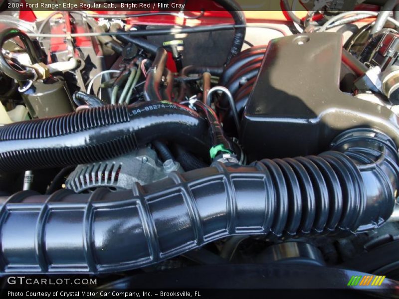 Bright Red / Flint Gray 2004 Ford Ranger Edge Regular Cab