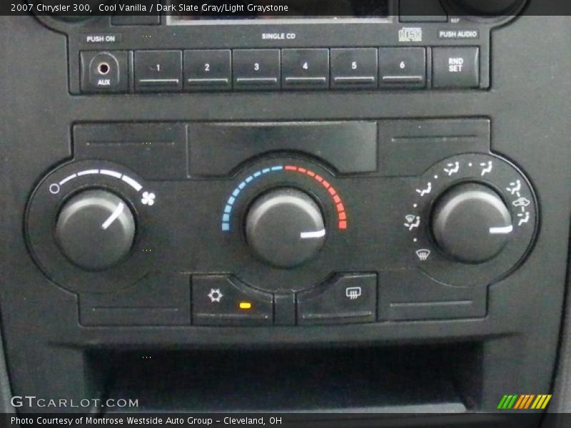 Cool Vanilla / Dark Slate Gray/Light Graystone 2007 Chrysler 300