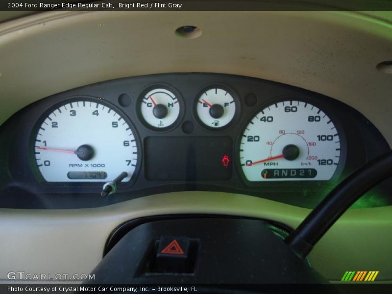 Bright Red / Flint Gray 2004 Ford Ranger Edge Regular Cab