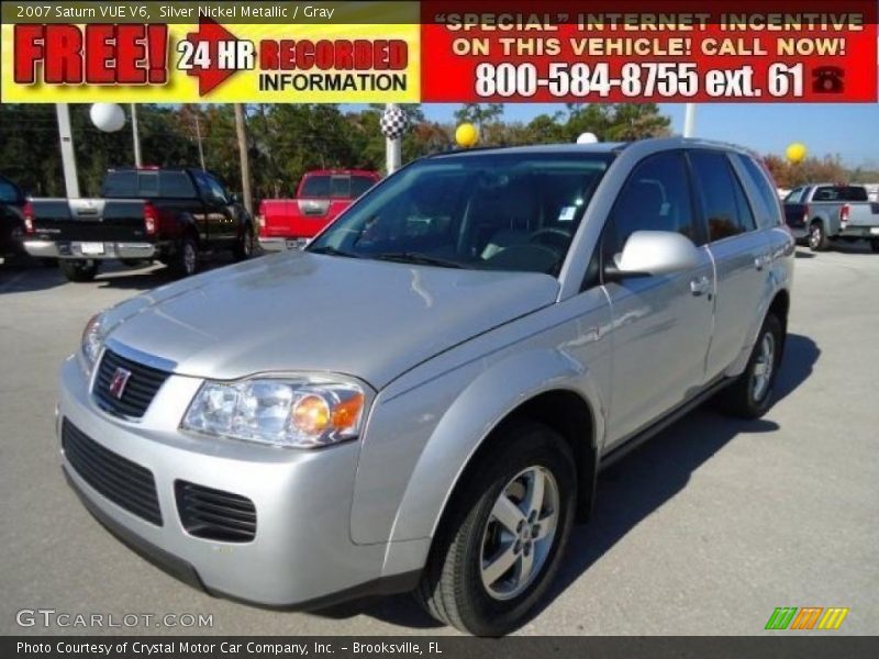 Silver Nickel Metallic / Gray 2007 Saturn VUE V6