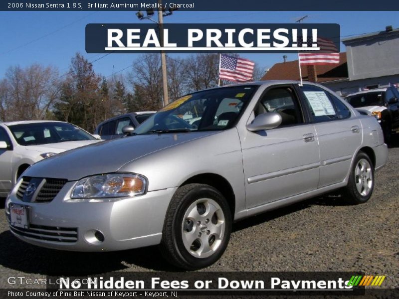 Brilliant Aluminum Metallic / Charcoal 2006 Nissan Sentra 1.8 S