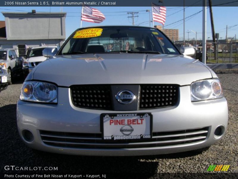 Brilliant Aluminum Metallic / Charcoal 2006 Nissan Sentra 1.8 S