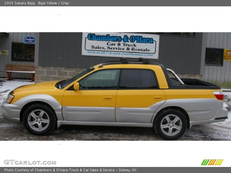 Baja Yellow / Gray 2003 Subaru Baja