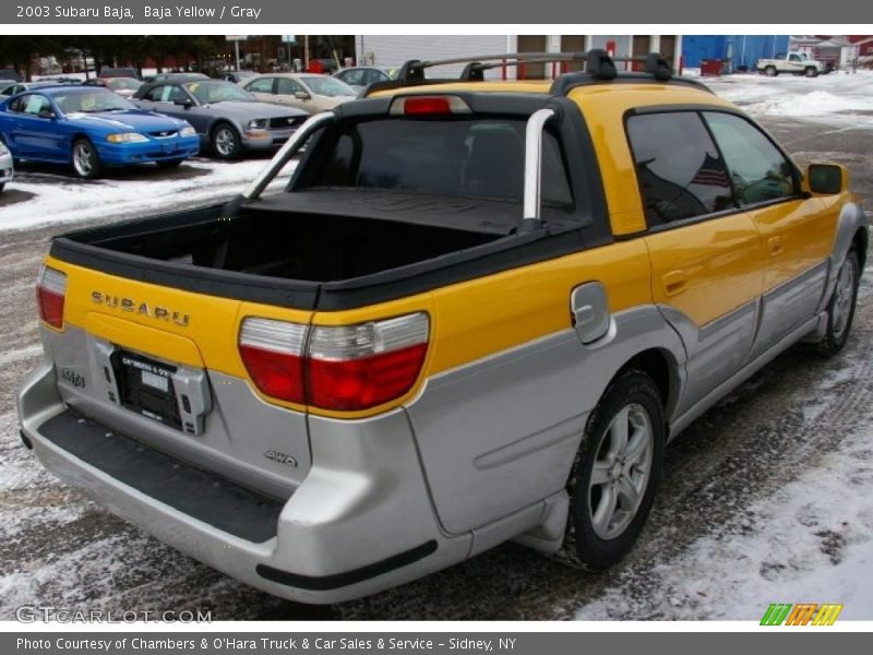 Baja Yellow / Gray 2003 Subaru Baja