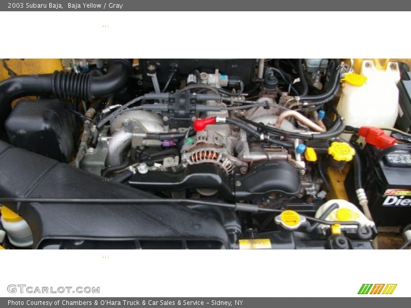  2003 Baja  Engine - 2.5 Liter SOHC 16-Valve Flat 4 Cylinder