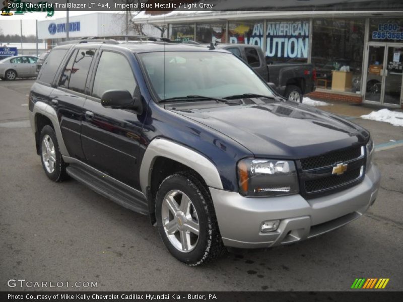 Imperial Blue Metallic / Light Gray 2008 Chevrolet TrailBlazer LT 4x4