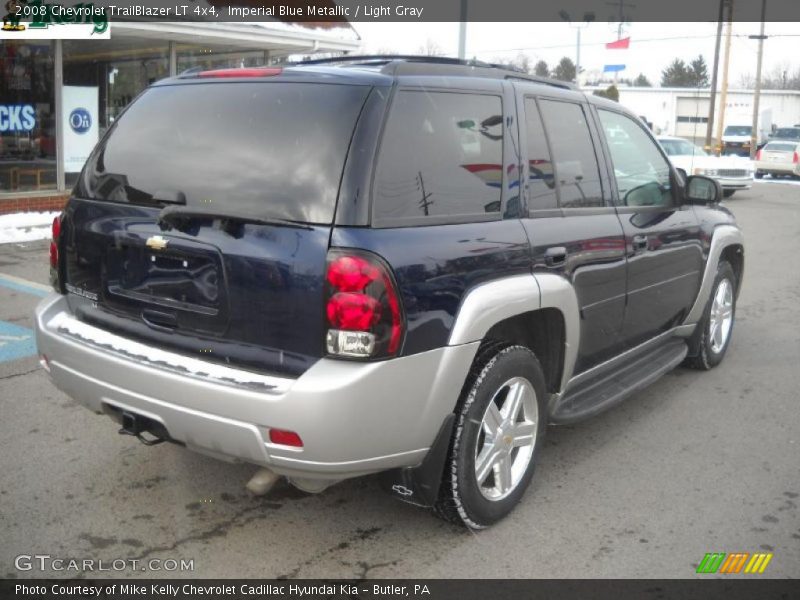 Imperial Blue Metallic / Light Gray 2008 Chevrolet TrailBlazer LT 4x4