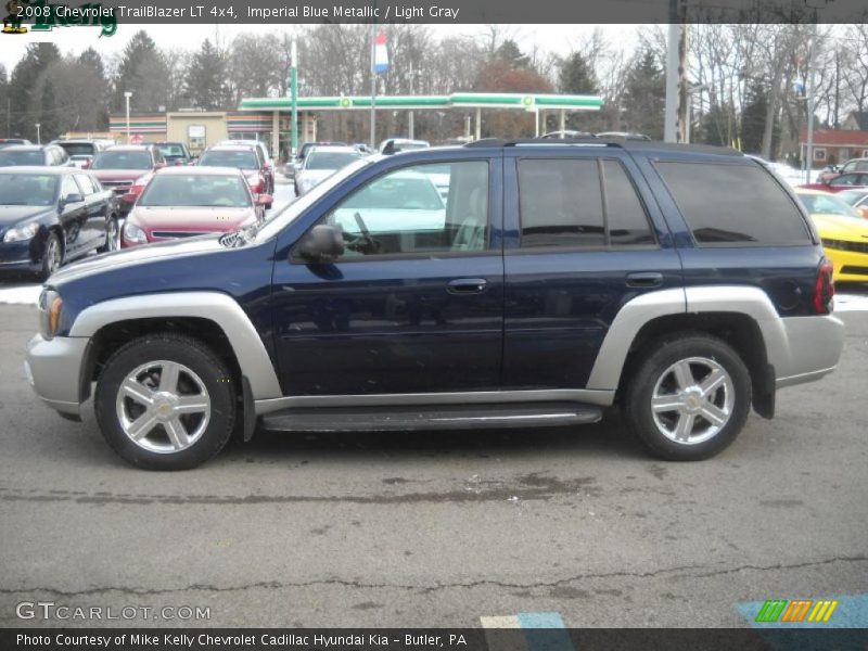 Imperial Blue Metallic / Light Gray 2008 Chevrolet TrailBlazer LT 4x4