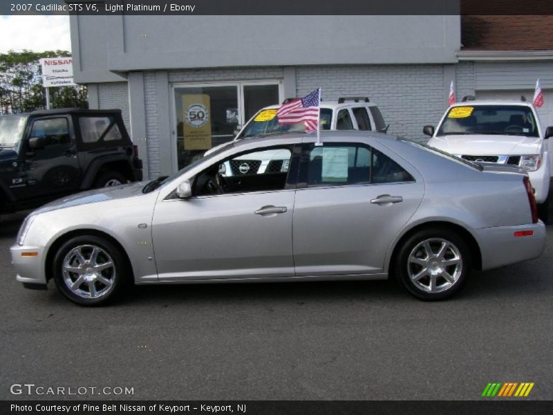 Light Platinum / Ebony 2007 Cadillac STS V6