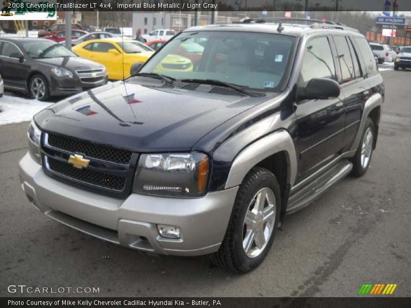 Imperial Blue Metallic / Light Gray 2008 Chevrolet TrailBlazer LT 4x4