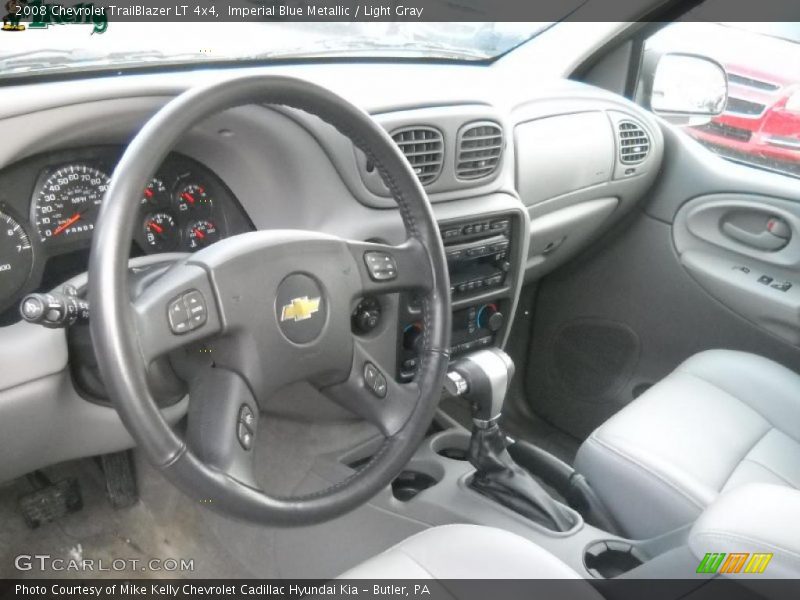 Imperial Blue Metallic / Light Gray 2008 Chevrolet TrailBlazer LT 4x4