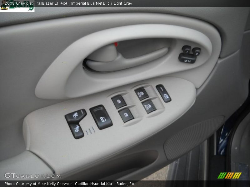 Imperial Blue Metallic / Light Gray 2008 Chevrolet TrailBlazer LT 4x4