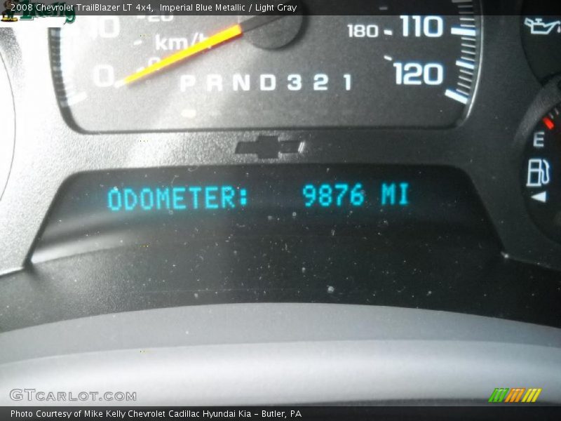 Imperial Blue Metallic / Light Gray 2008 Chevrolet TrailBlazer LT 4x4