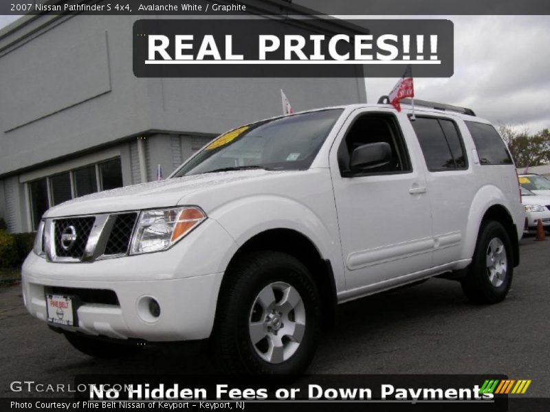 Avalanche White / Graphite 2007 Nissan Pathfinder S 4x4