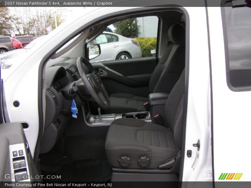 Avalanche White / Graphite 2007 Nissan Pathfinder S 4x4